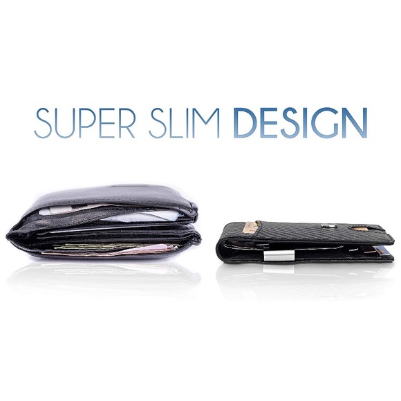 Carbon Wallets Slim  RFID Blocking Card Holder - Picture 5 of 5